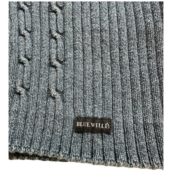 Blue Willi’s Cable Knit Cardigan Sweater - Size XL - Picture 5 of 11